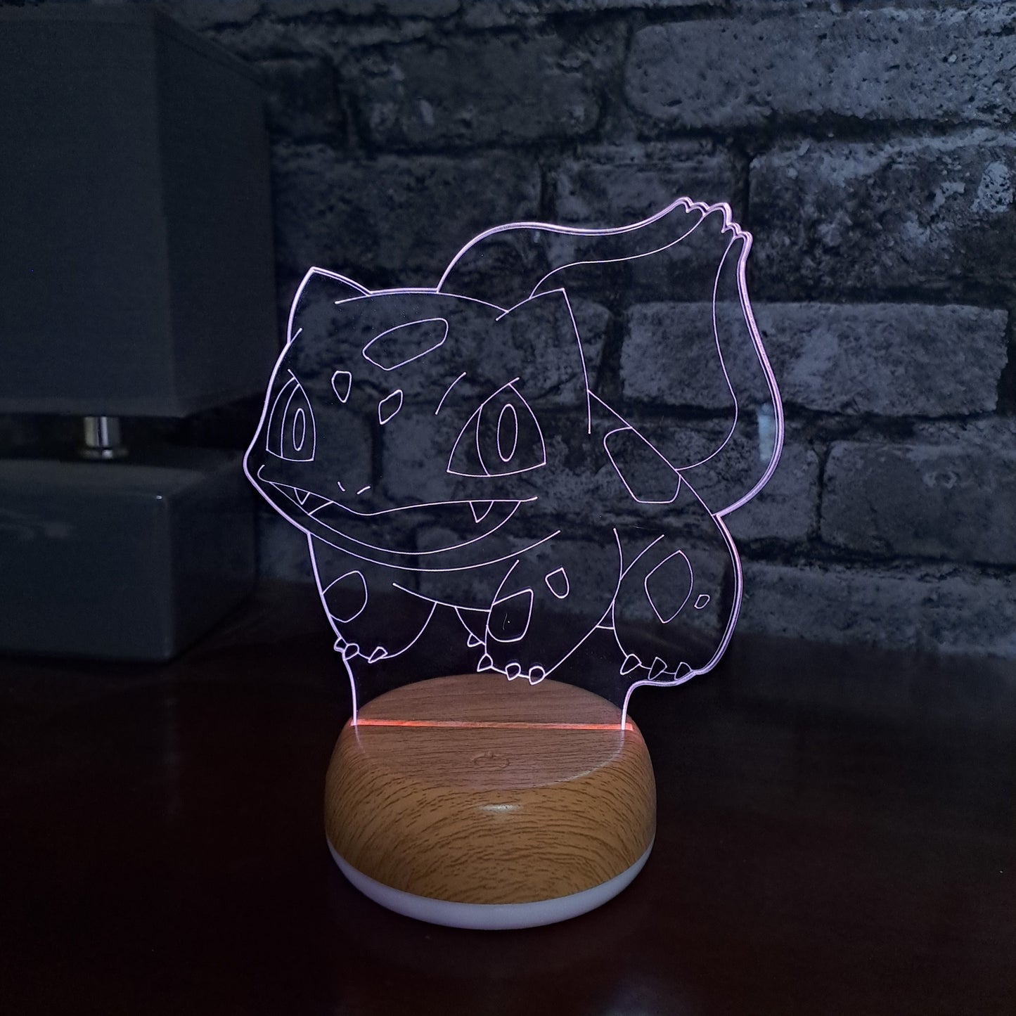 Bulbasaur LED Lamp Night Light Night Light Stock Car & Banger Toy Tracks