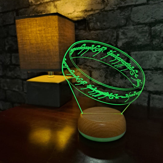Lord of the Rings The One Ring LED Lamp Night Light Night Light Stock Car & Banger Toy Tracks
