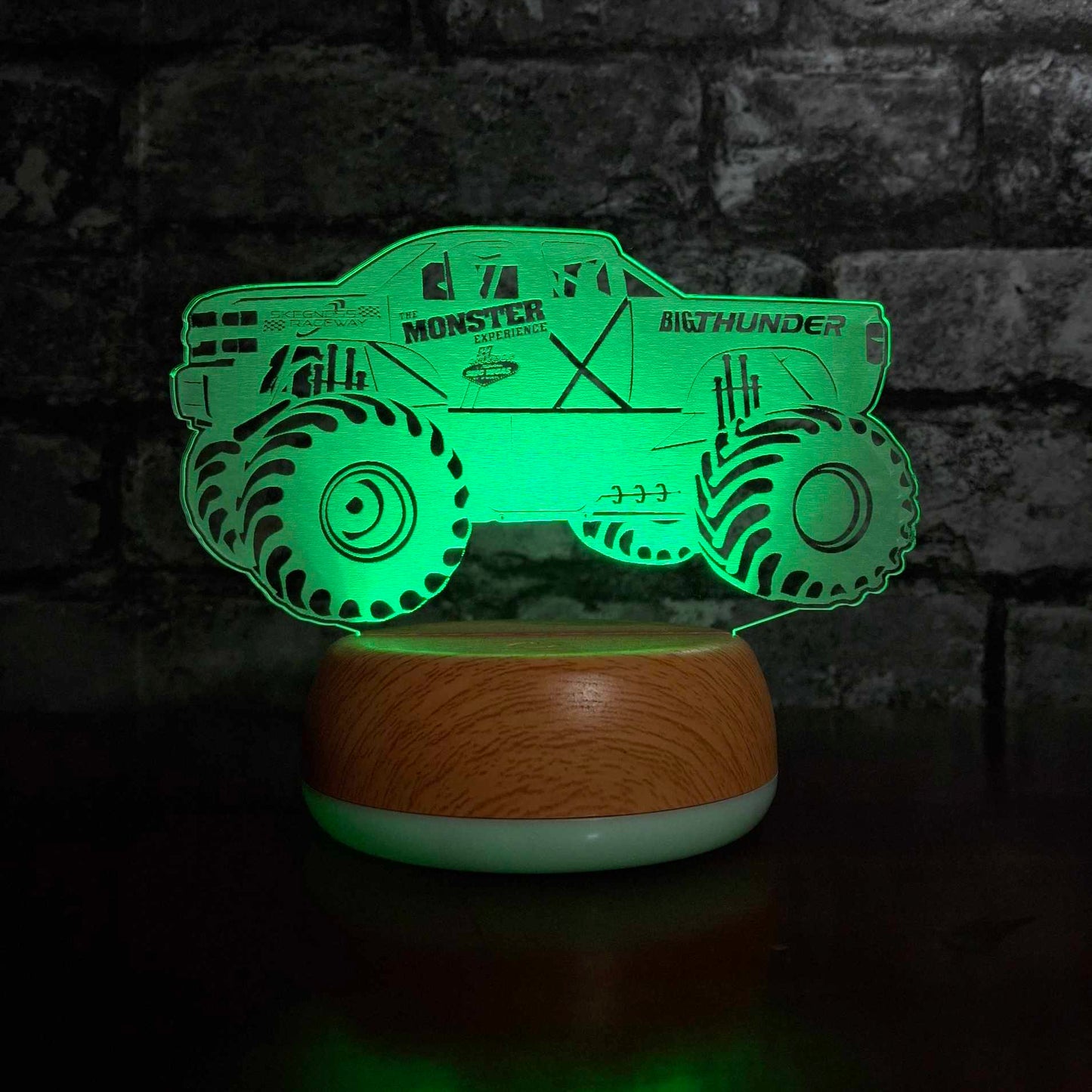 Big Thunder SkegVegas Monster Truck LED Lamp Night Light Night Light Stock Car & Banger Toy Tracks