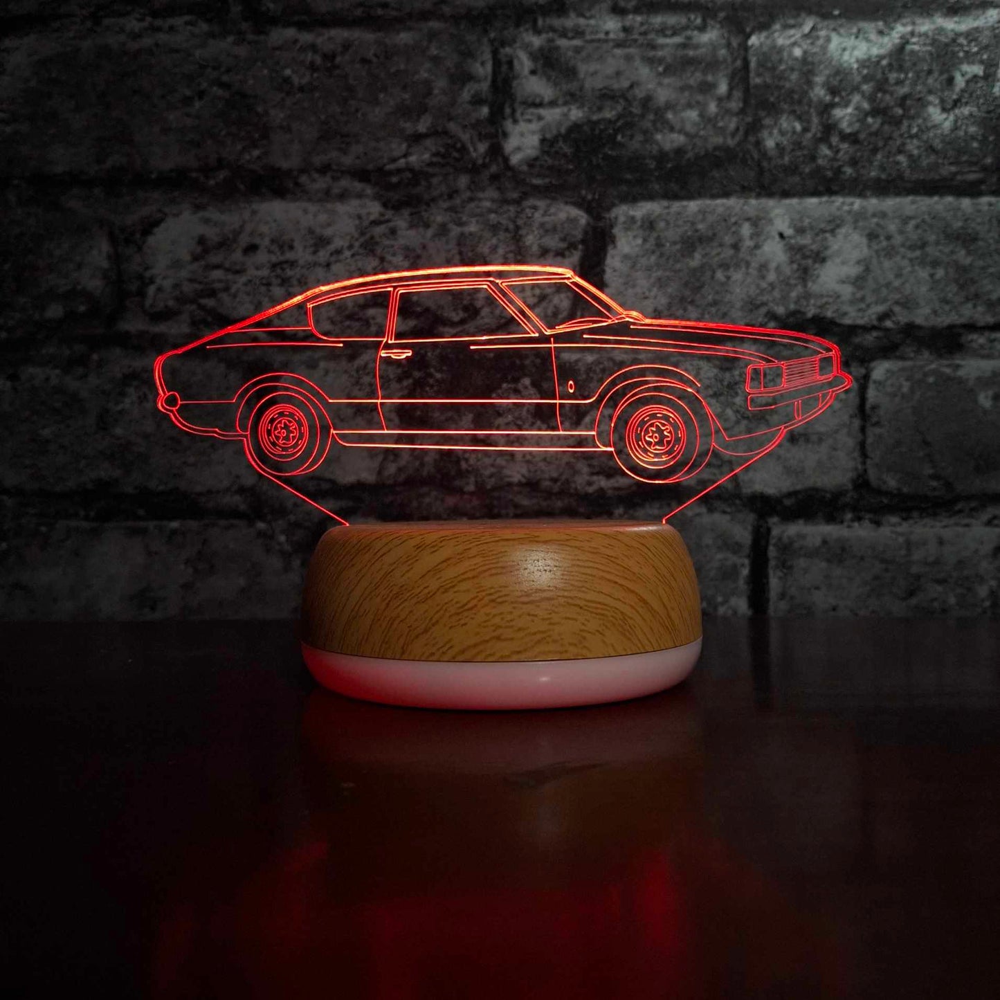1975 Granada Coupe LED Lamp Night Light - Stock Car & Banger Toy Tracks - Night Light