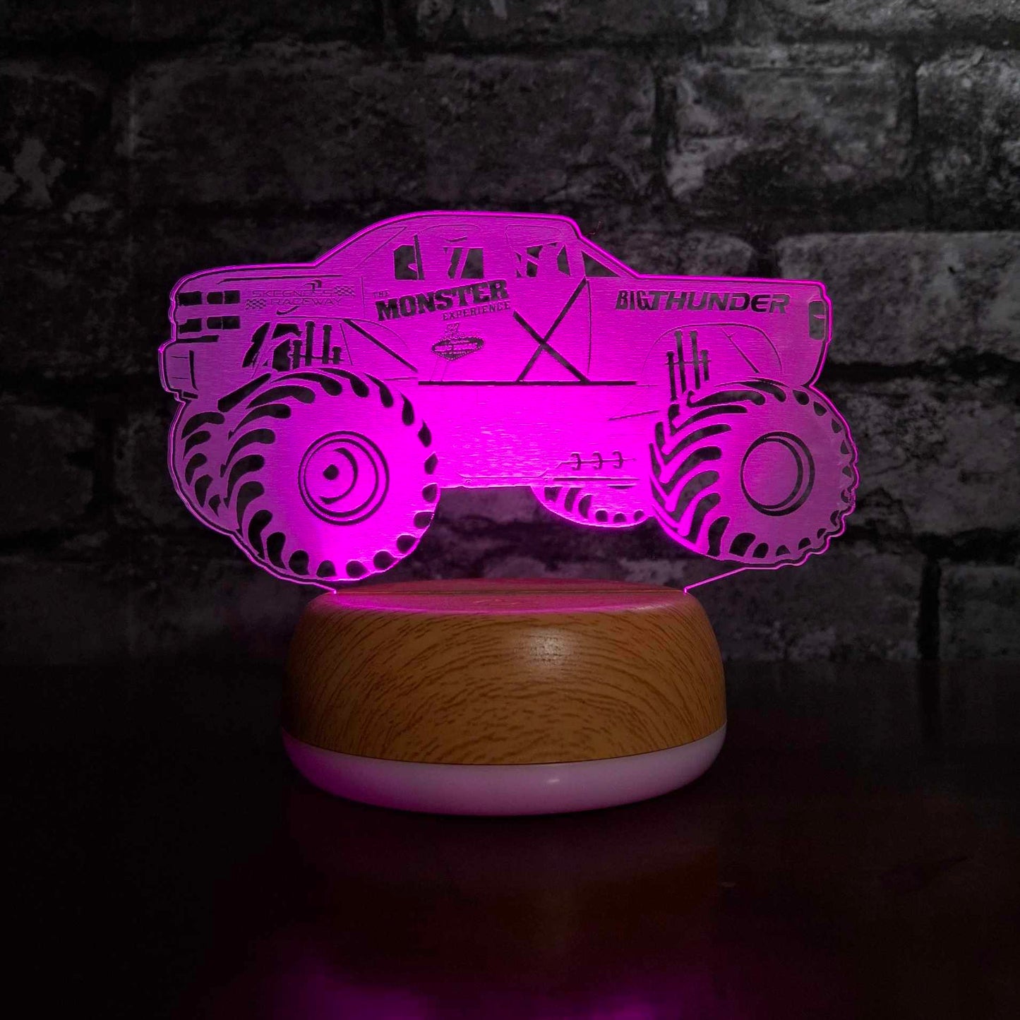 Big Thunder SkegVegas Monster Truck LED Lamp Night Light Night Light Stock Car & Banger Toy Tracks