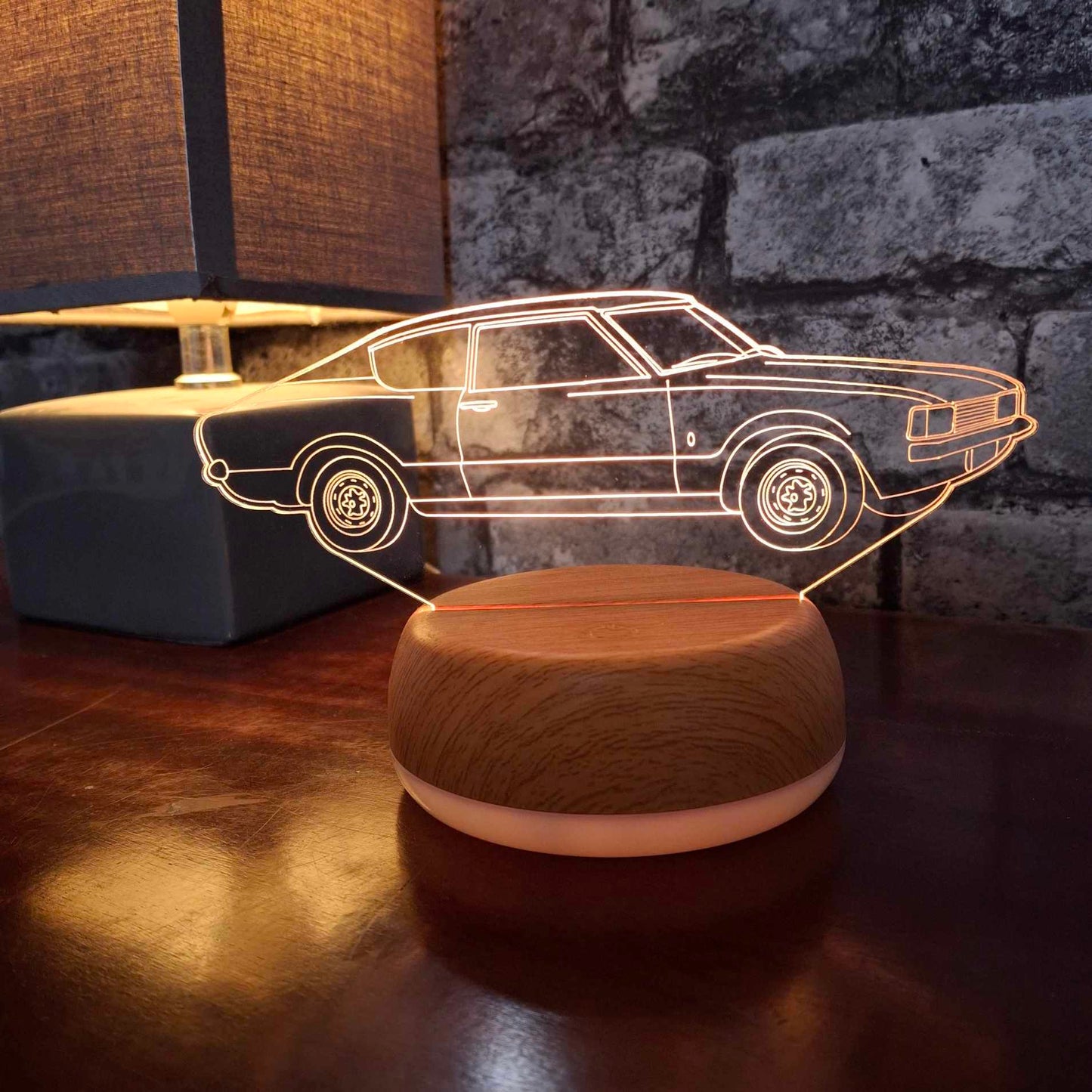 1975 Granada Coupe LED Lamp Night Light - Stock Car & Banger Toy Tracks - Night Light