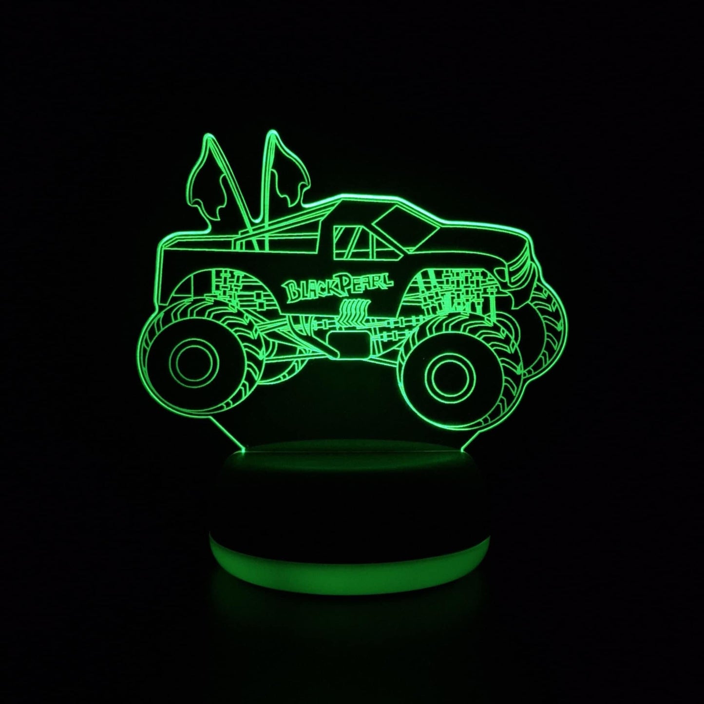 Black Pearl Monster Truck LED Lamp Night Light
