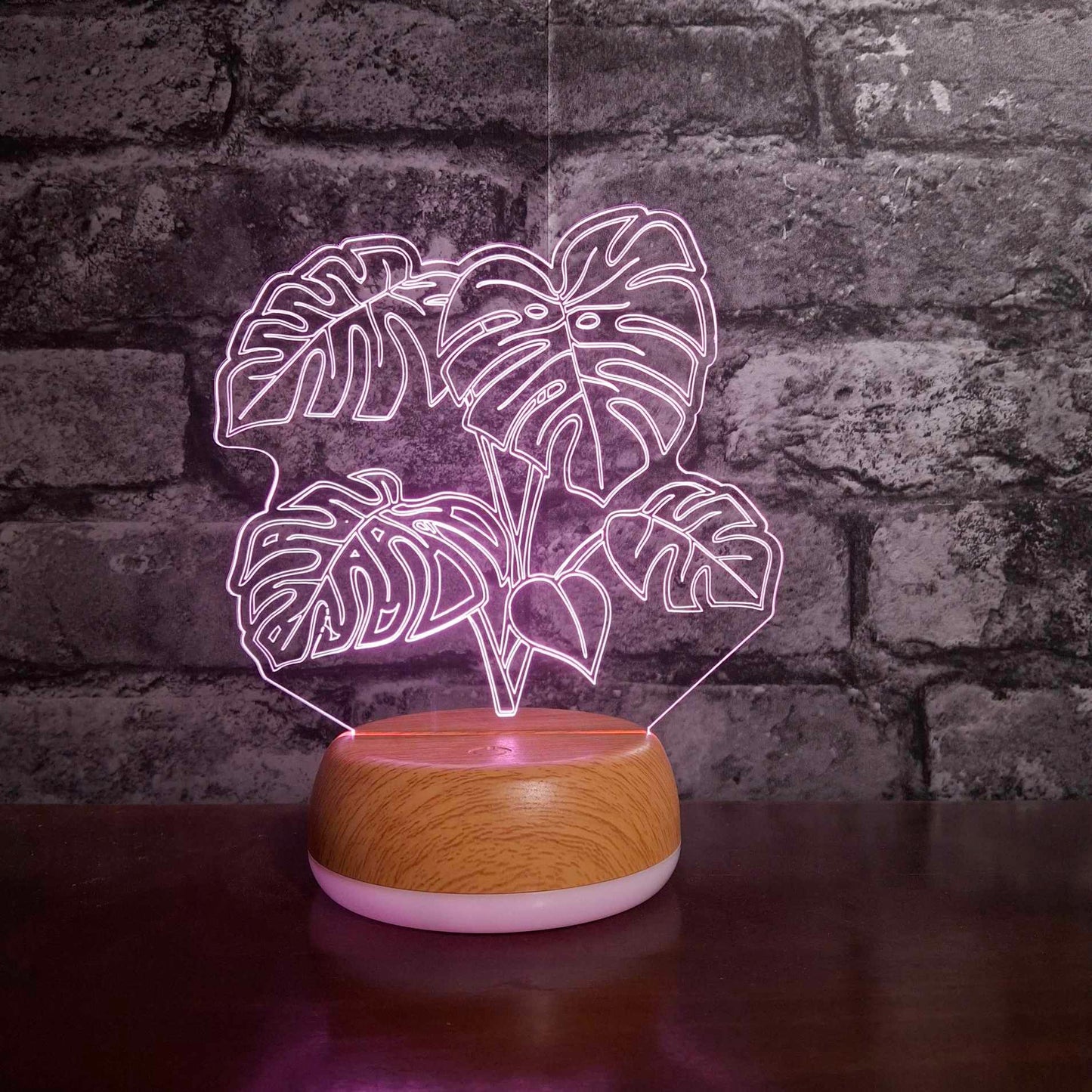 Monstera LED Lamp Night Light  Night Light Stock Car & Banger Toy Tracks