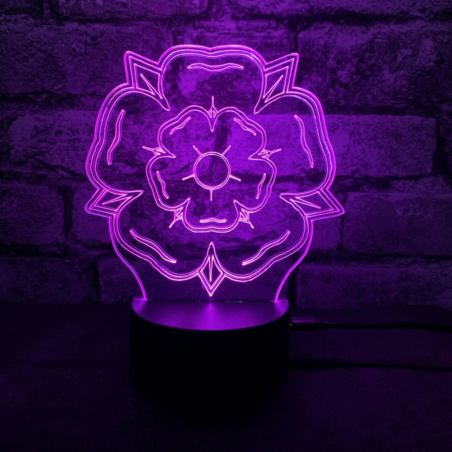 Yorkshire Rose Night Light - Night Light - Stock Car & Banger Toy Tracks