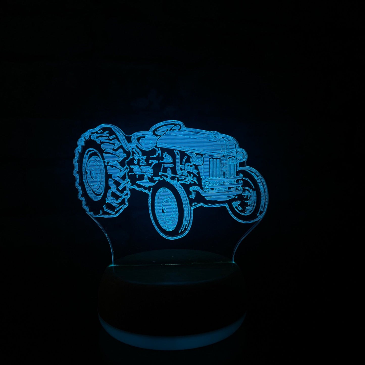 Personalised Classic Tractor LED Lamp Night Light  Night Light Stock Car & Banger Toy Tracks