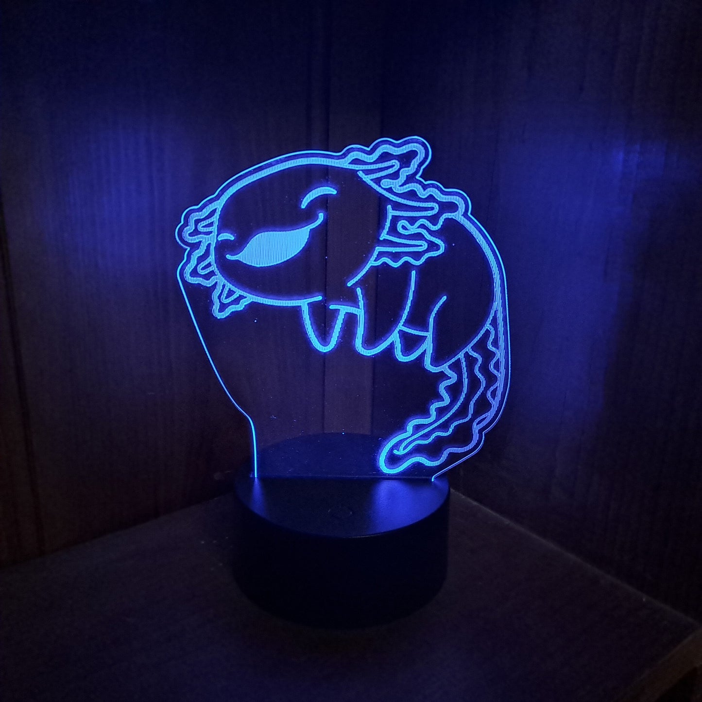 Personalised Axolotl LED Lamp Night Light Night Light Stock Car & Banger Toy Tracks