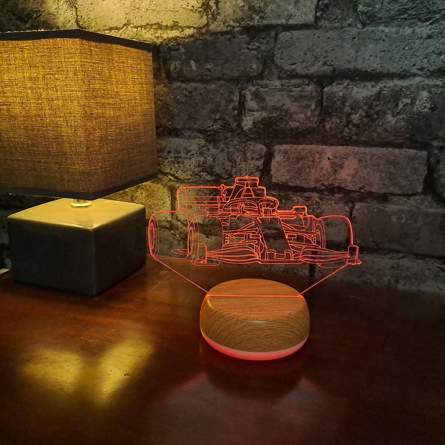 Formula 1 LED Lamp Night Light Night Light Stock Car & Banger Toy Tracks