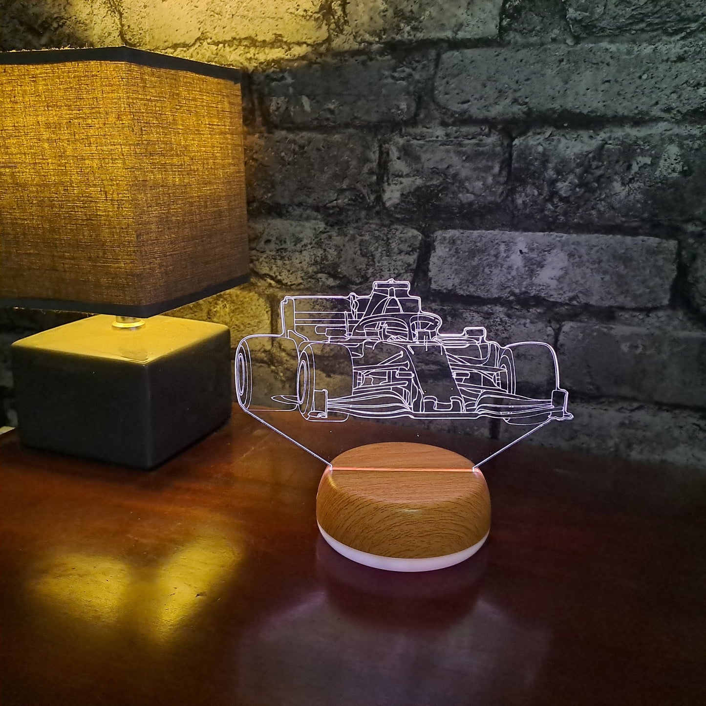 Formula 1 LED Lamp Night Light Night Light Stock Car & Banger Toy Tracks