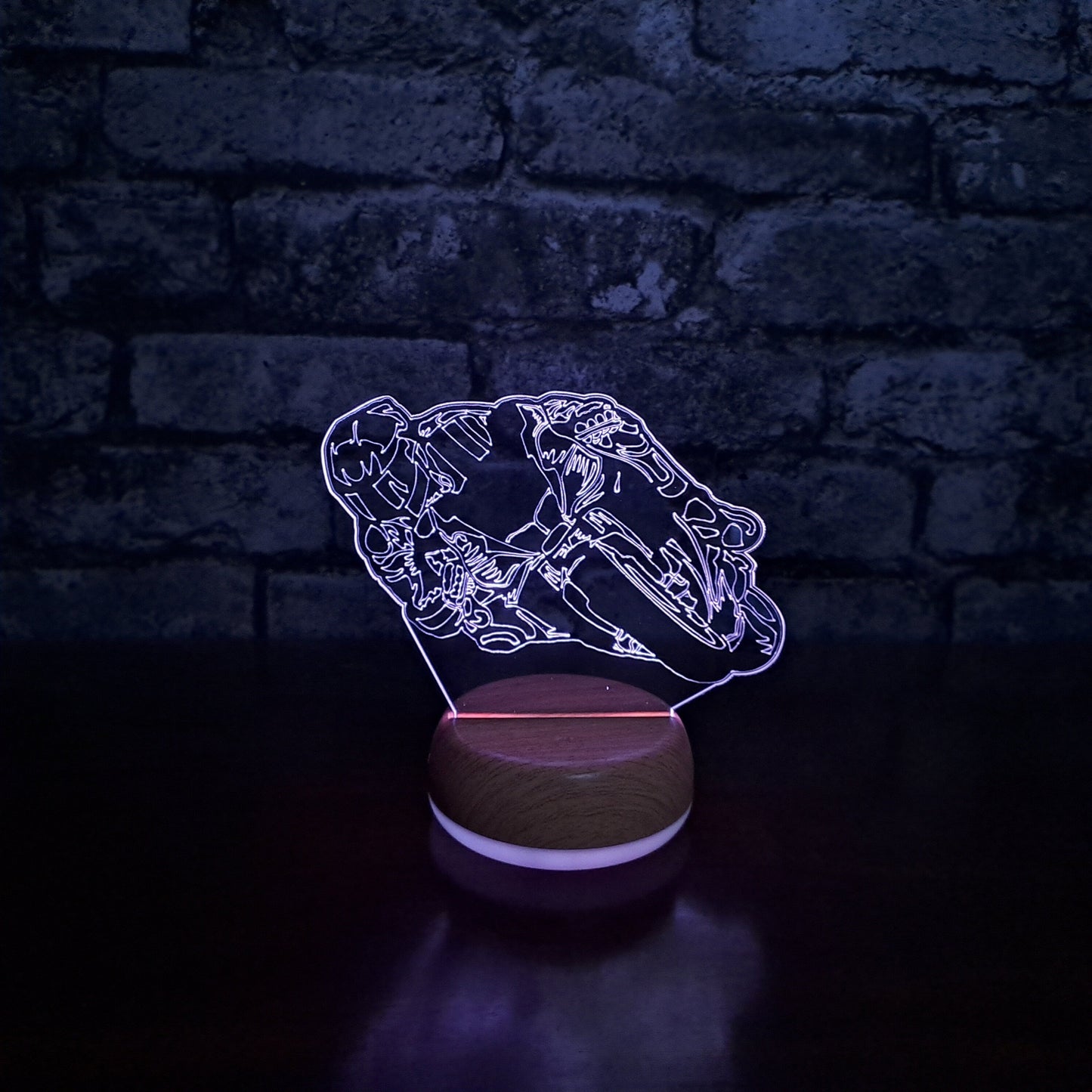 Personalised Superbike LED Lamp Night Light Night Light Stock Car & Banger Toy Tracks