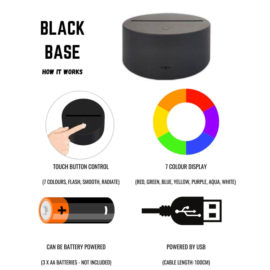 Charger R/T LED Lamp Night Light  Night Light Stock Car & Banger Toy Tracks