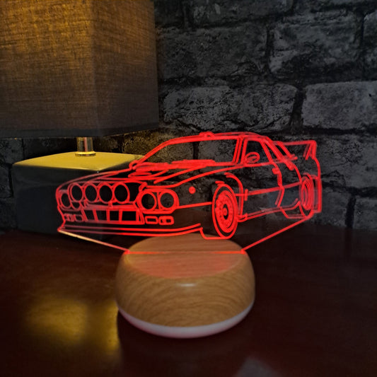 Abarth LED Lamp Night Light Night Light Stock Car & Banger Toy Tracks