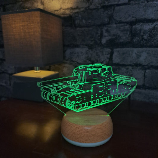 Heavy Tank LED Lamp Night Light Night Light Stock Car & Banger Toy Tracks