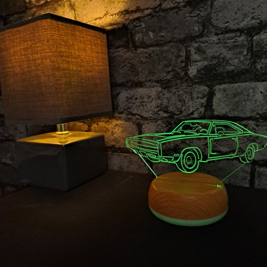 Charger R/T LED Lamp Night Light Night Light Stock Car & Banger Toy Tracks