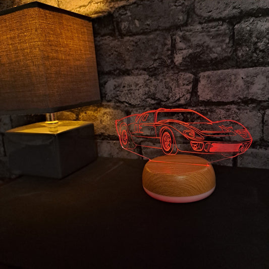 GT Sports Car LED Lamp Night Light Night Light Stock Car & Banger Toy Tracks