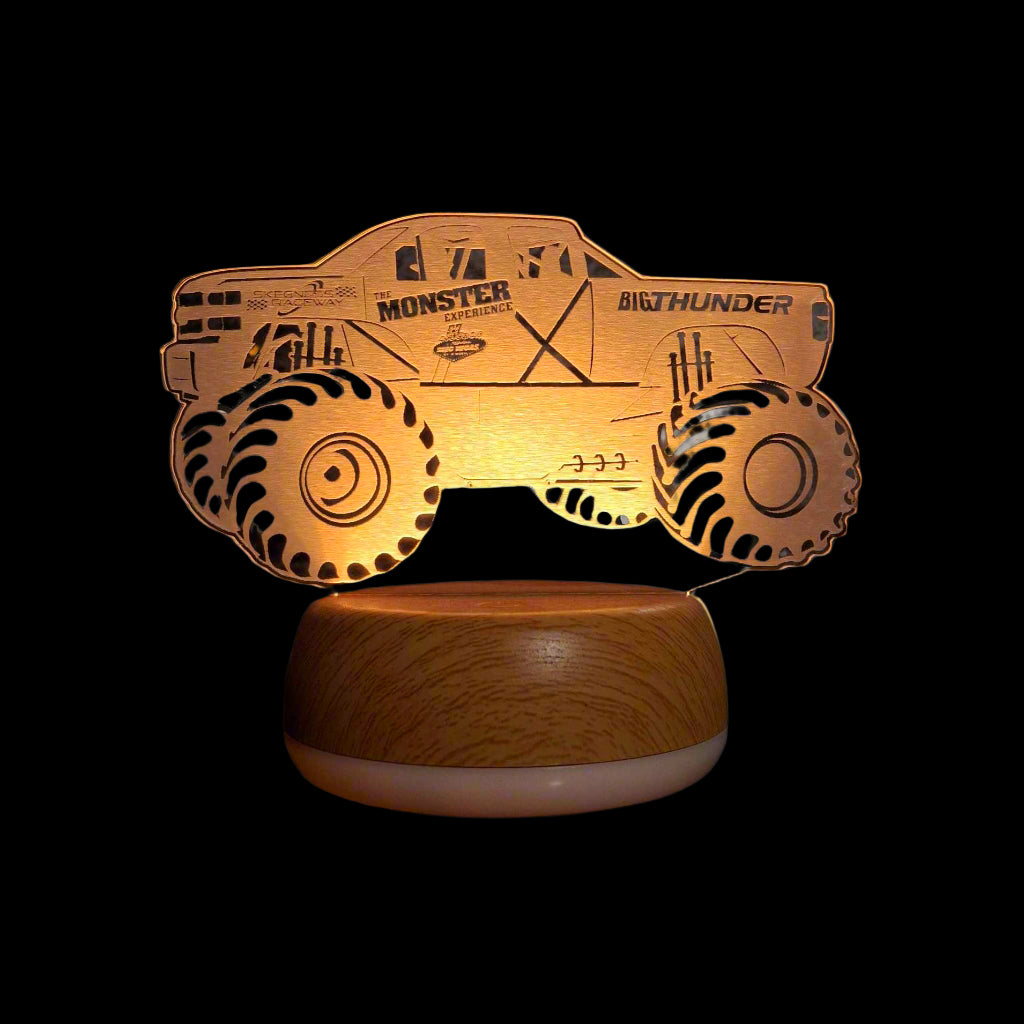 Big Thunder SkegVegas Monster Truck LED Lamp Night Light Night Light Stock Car & Banger Toy Tracks