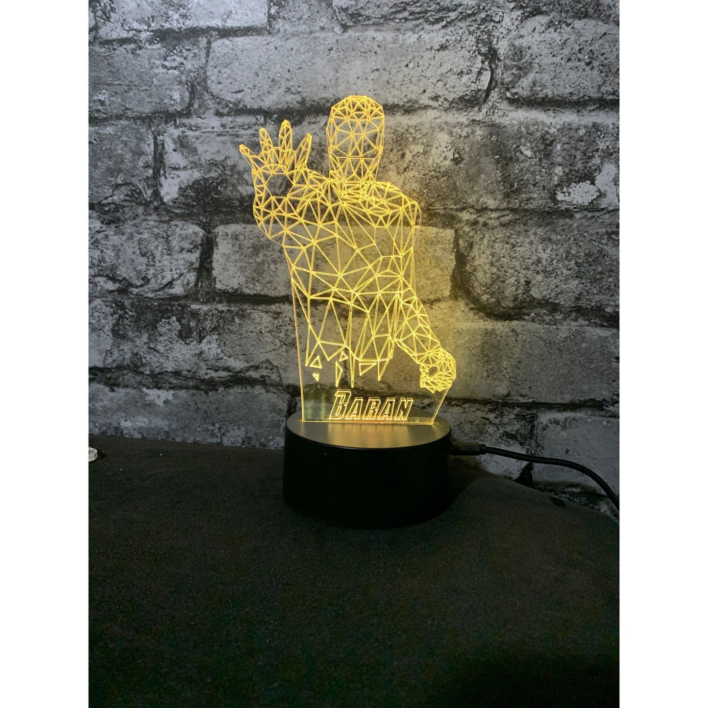 Ironman LED Lamp Night LightÂ  Night Light Stock Car & Banger Toy Tracks