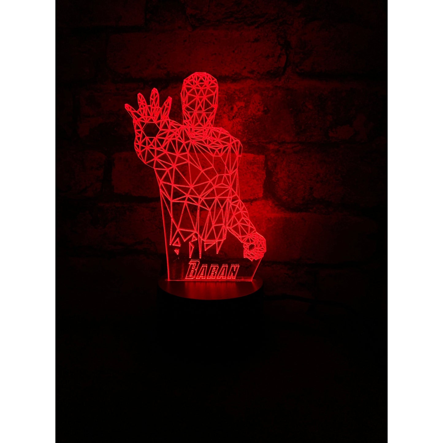 Ironman LED Lamp Night LightÂ  Night Light Stock Car & Banger Toy Tracks