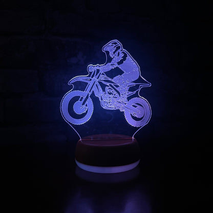 Motocross Bike LED Lamp Night Light