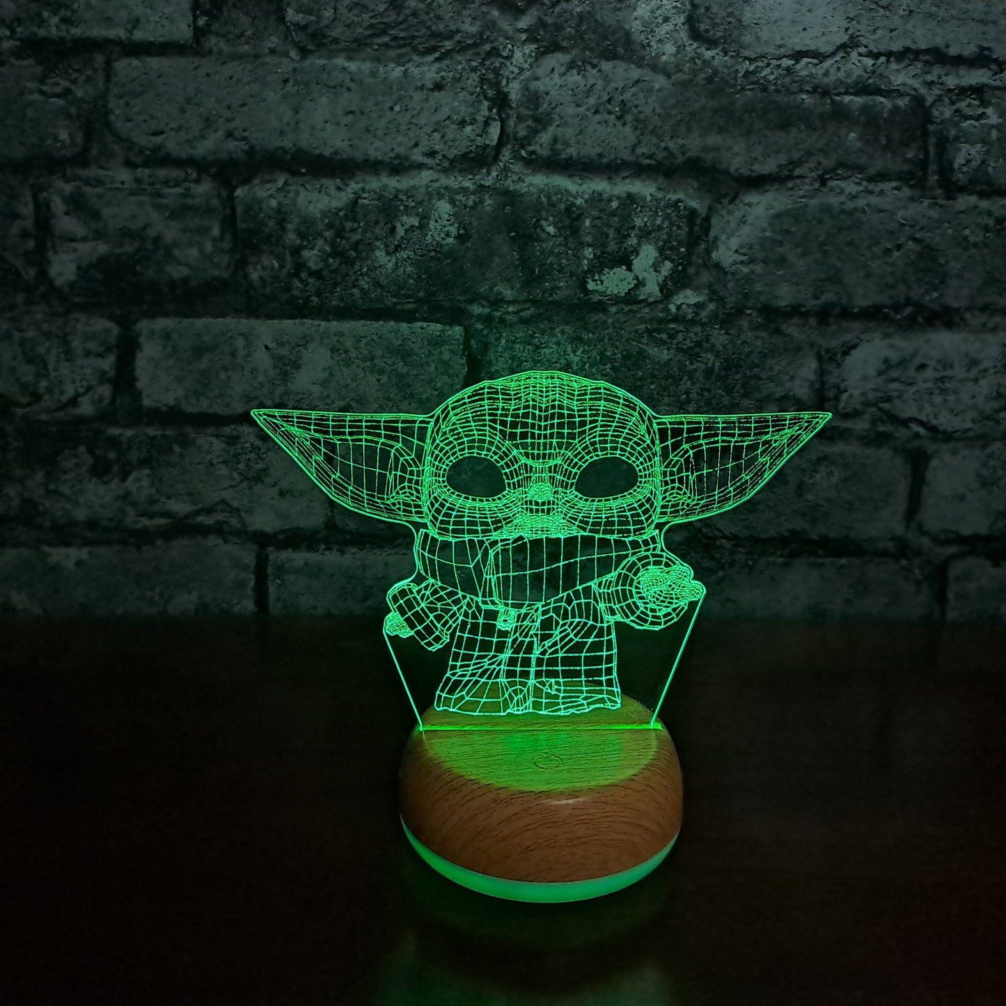 Baby Yoda LED Lamp Night LightÂ  Night Light Stock Car & Banger Toy Tracks