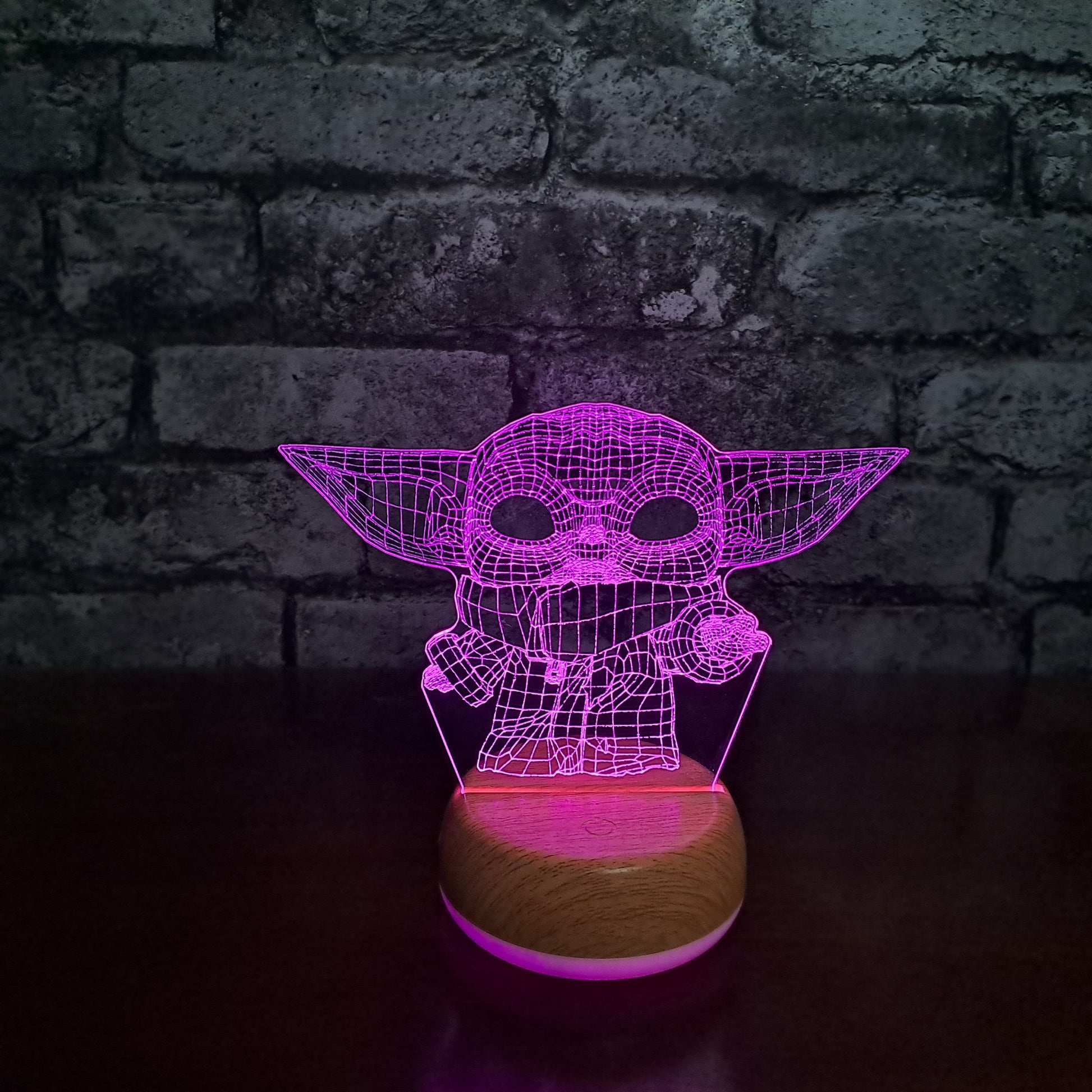 Baby Yoda LED Lamp Night LightÂ  Night Light Stock Car & Banger Toy Tracks