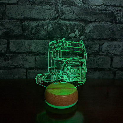 Scania Lorry LED Lamp Night Light
