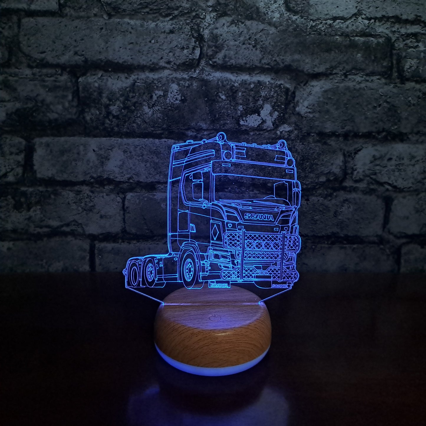 Scania Lorry LED Lamp Night Light