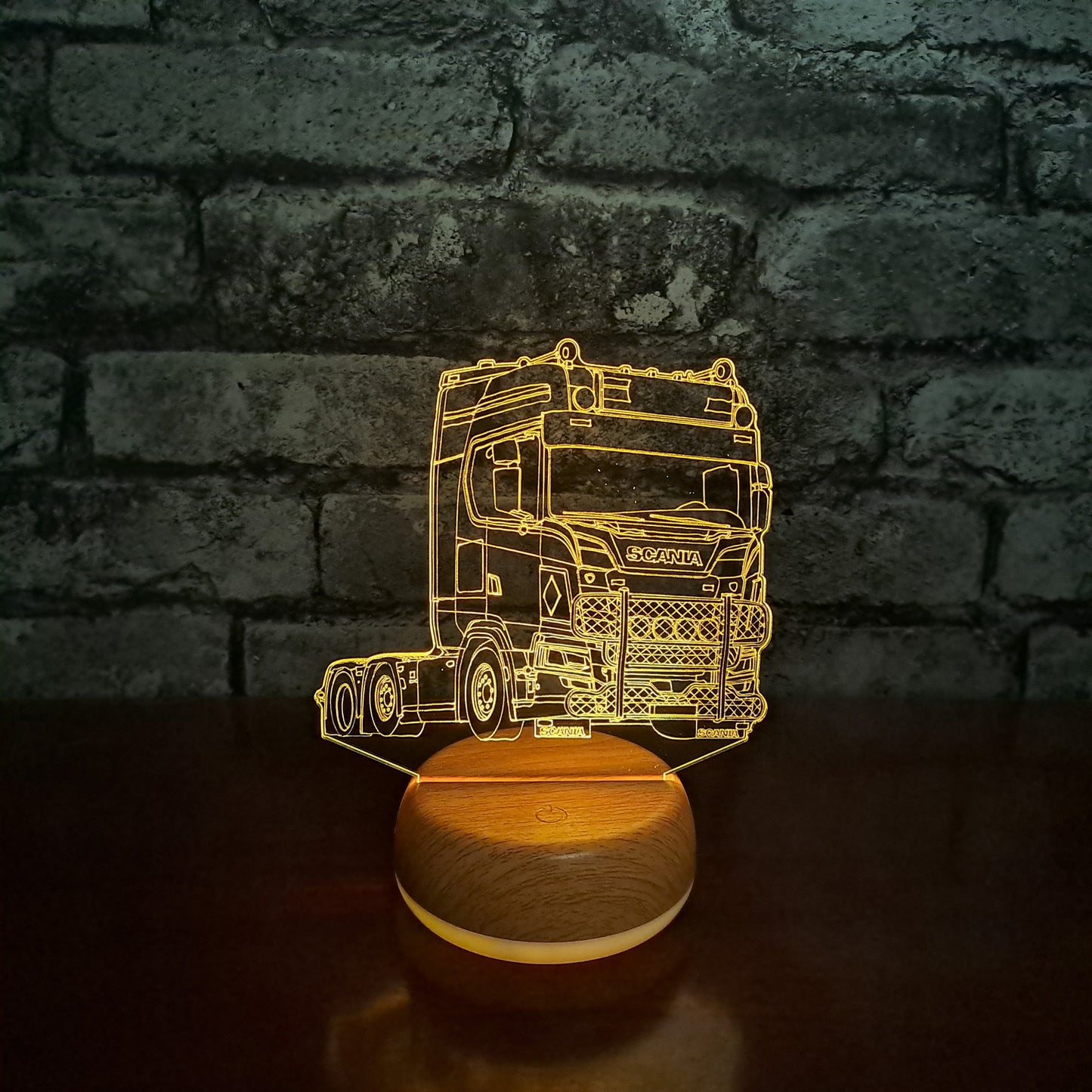 Scania Lorry LED Lamp Night Light