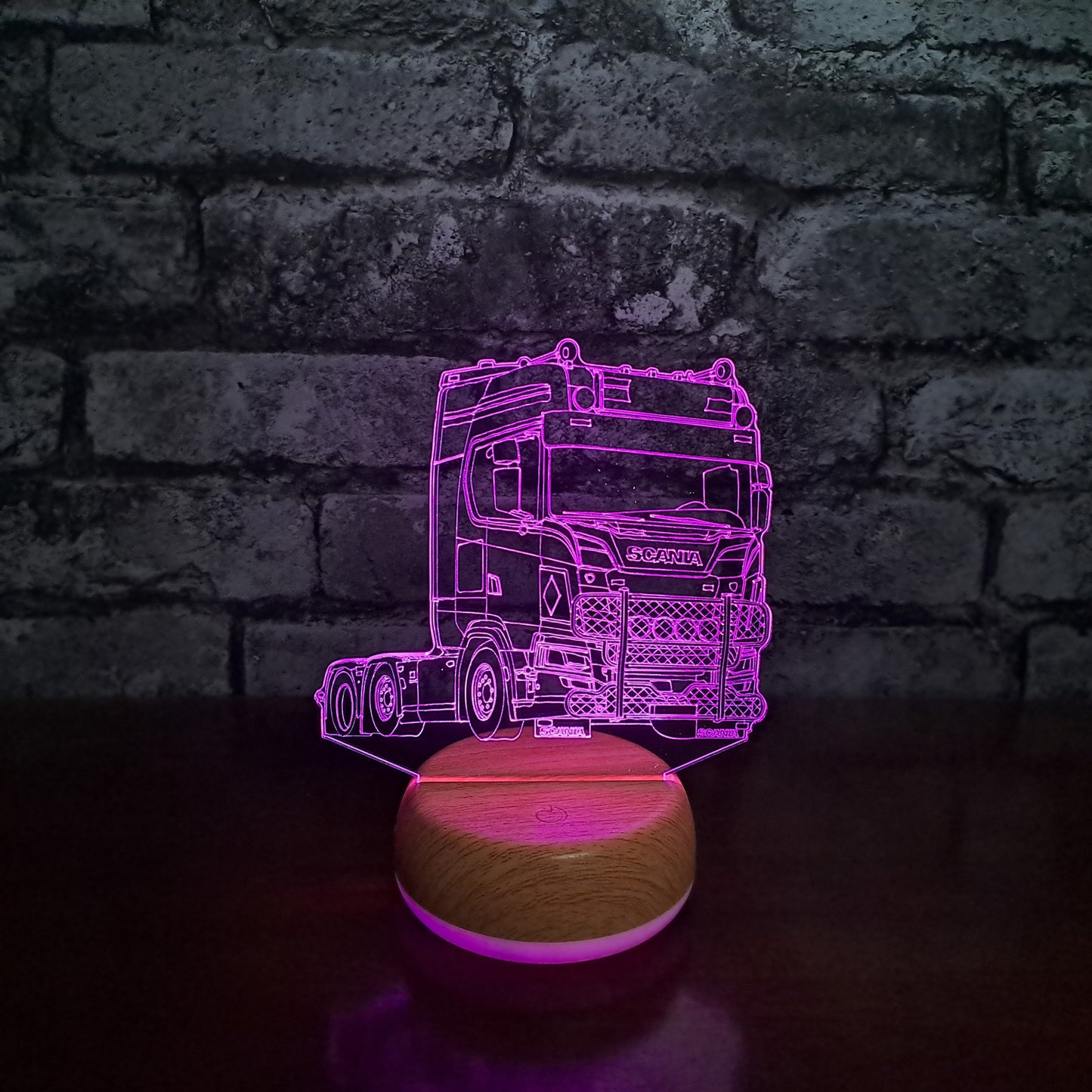 Scania Lorry LED Lamp Night Light