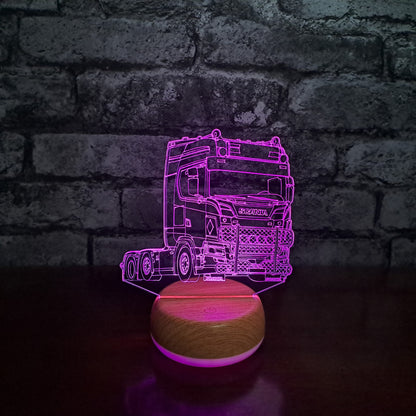 Scania Lorry LED Lamp Night Light