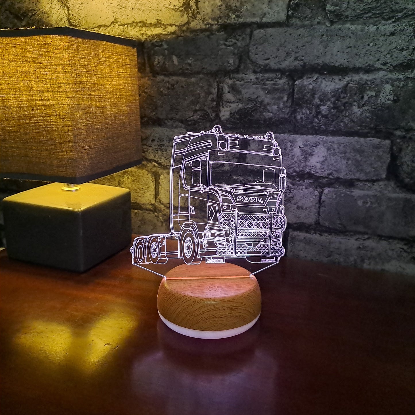 Scania Lorry LED Lamp Night Light