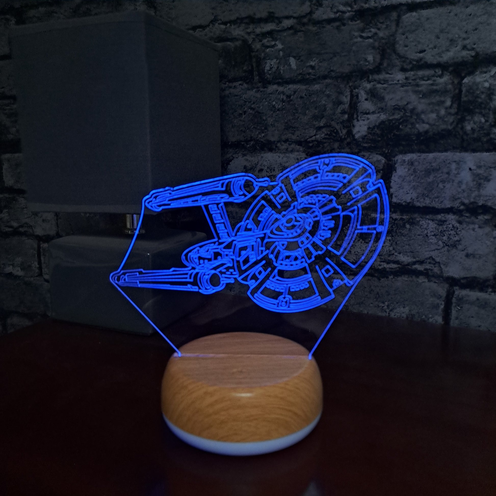 Star Trek Enterprise LED Lamp Night LightÂ  Night Light Stock Car & Banger Toy Tracks