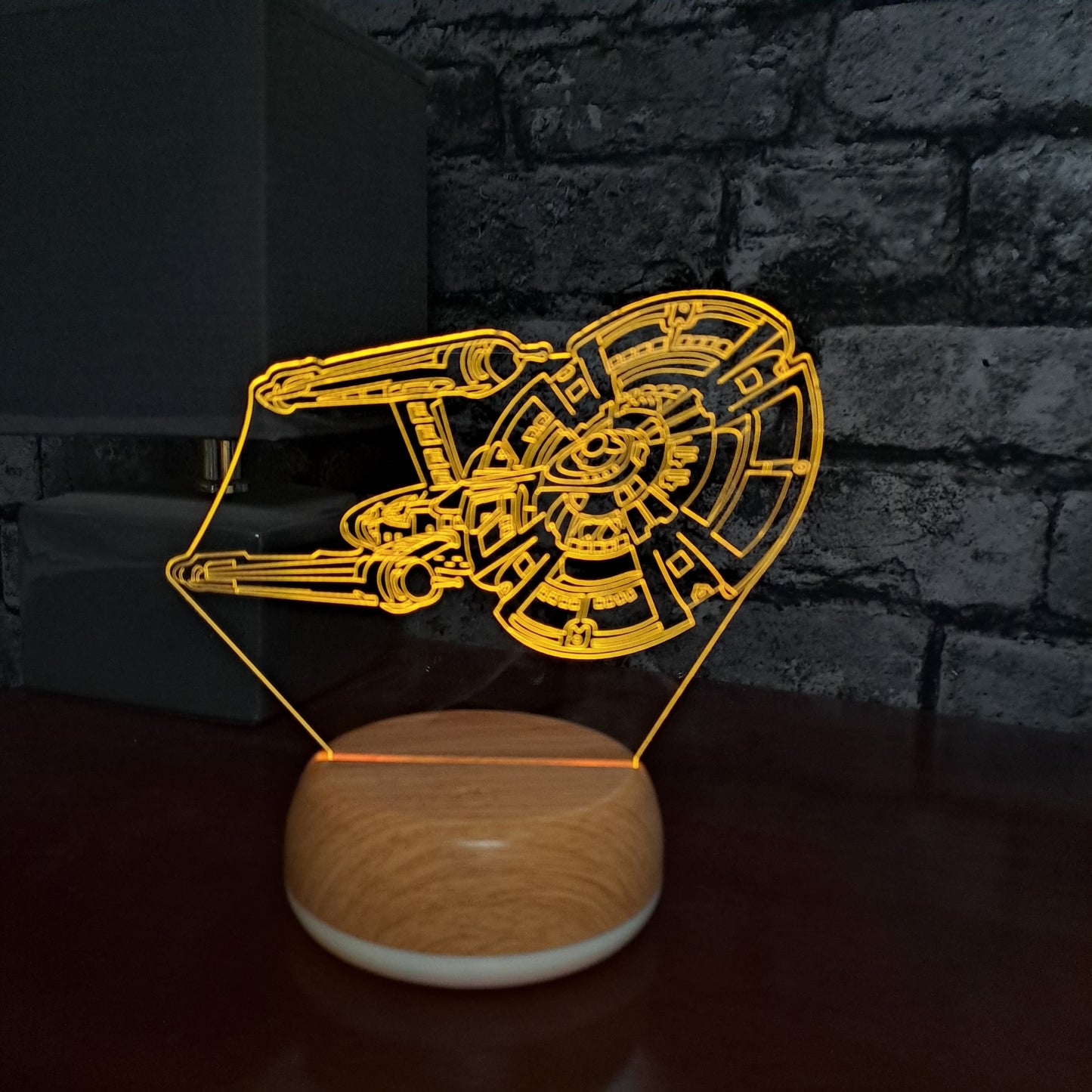 Star Trek Enterprise LED Lamp Night LightÂ  Night Light Stock Car & Banger Toy Tracks