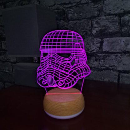 Storm Trooper LED Lamp Night LightÂ  Night Light Stock Car & Banger Toy Tracks