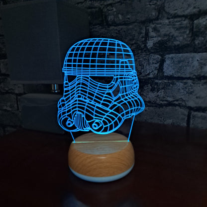 Storm Trooper LED Lamp Night LightÂ  Night Light Stock Car & Banger Toy Tracks