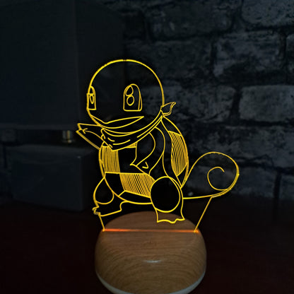 Squirtle LED Lamp Night LightÂ  Night Light Stock Car & Banger Toy Tracks