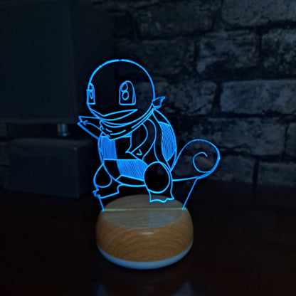 Squirtle LED Lamp Night LightÂ  Night Light Stock Car & Banger Toy Tracks