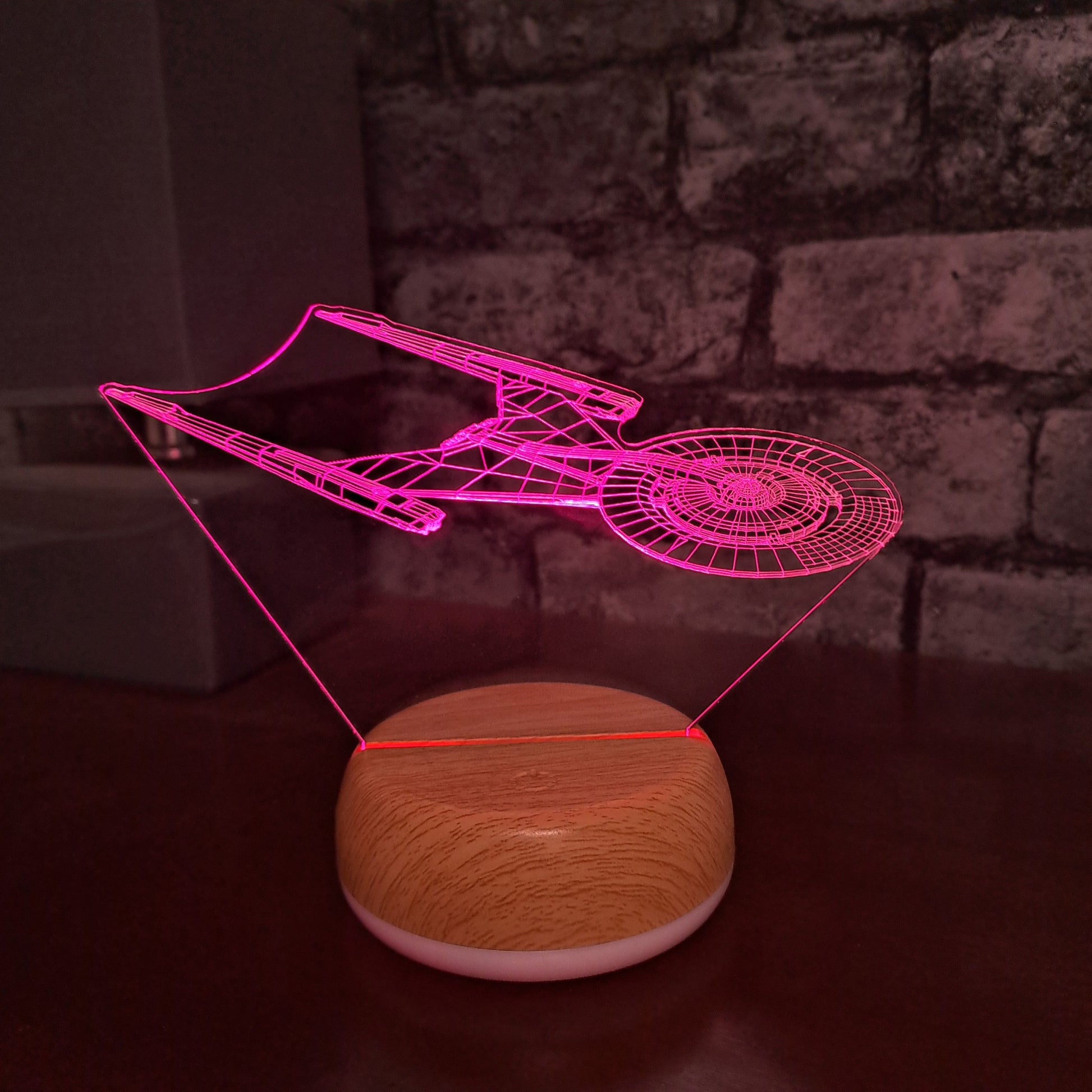 Star Trek Discovery LED Lamp Night LightÂ  Night Light Stock Car & Banger Toy Tracks