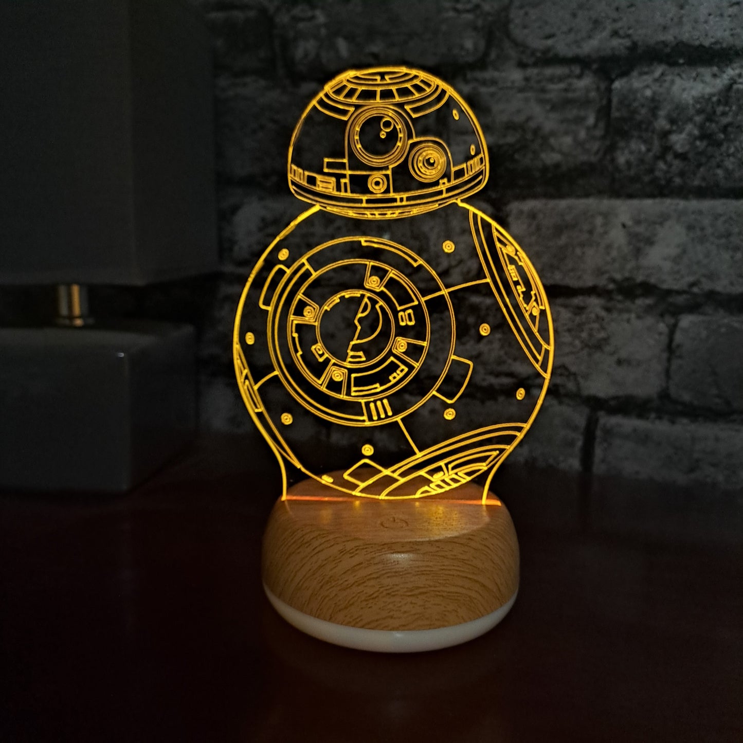 BB8 Droid LED Lamp Night LightÂ  Night Light Stock Car & Banger Toy Tracks