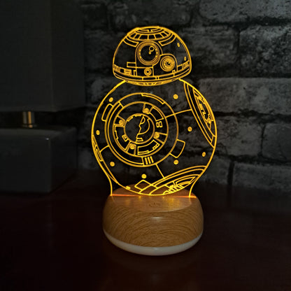 BB8 Droid LED Lamp Night LightÂ  Night Light Stock Car & Banger Toy Tracks