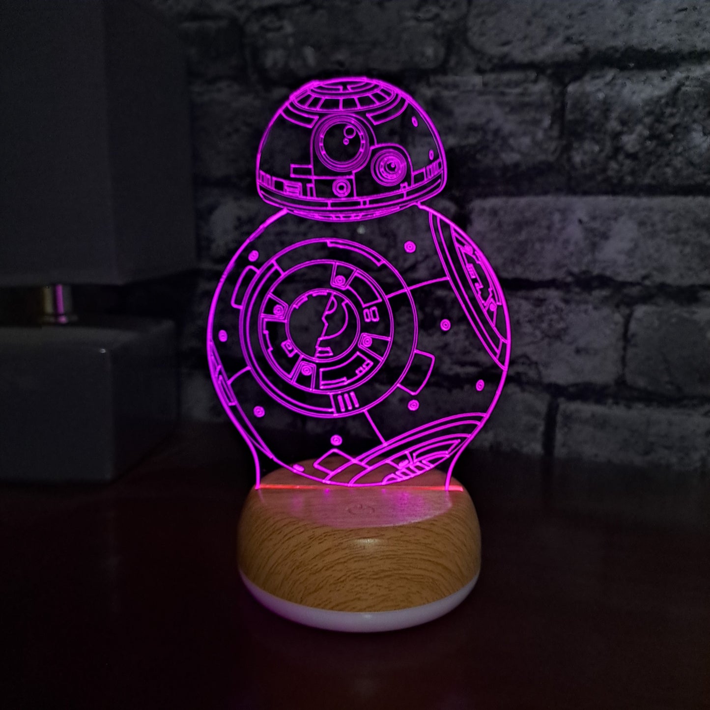 BB8 Droid LED Lamp Night LightÂ  Night Light Stock Car & Banger Toy Tracks