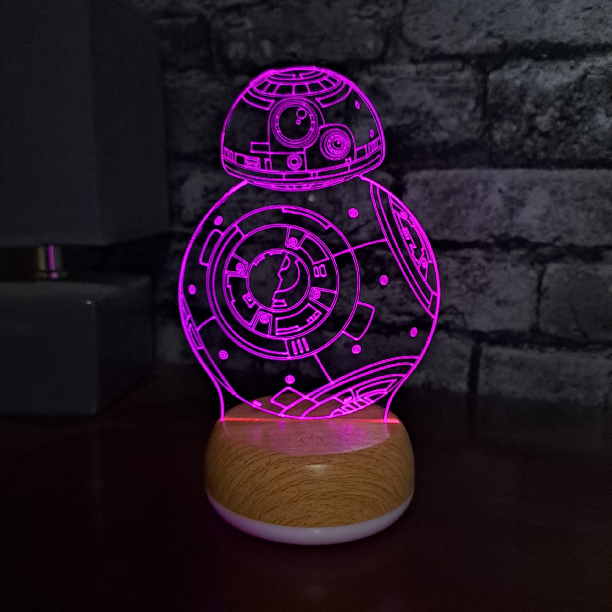 BB8 Droid LED Lamp Night LightÂ  Night Light Stock Car & Banger Toy Tracks