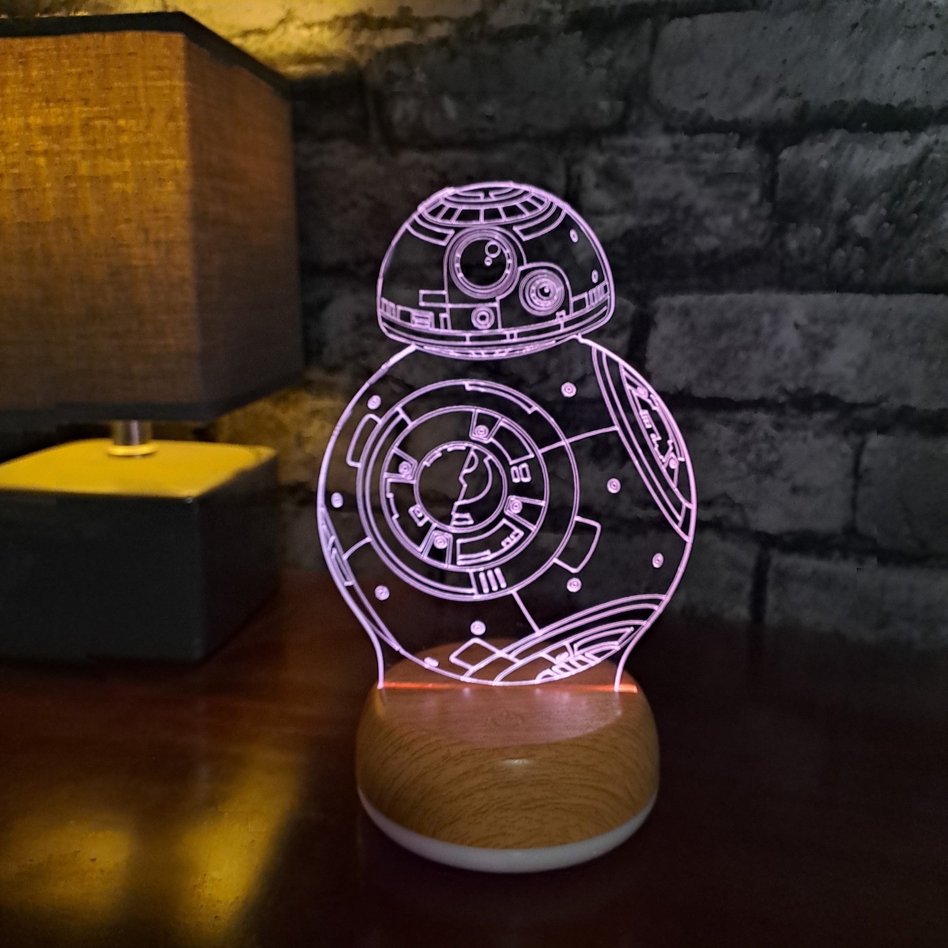 BB8 Droid LED Lamp Night LightÂ  Night Light Stock Car & Banger Toy Tracks