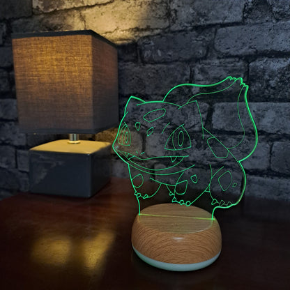 Bulbasaur LED Lamp Night LightÂ  Night Light Stock Car & Banger Toy Tracks