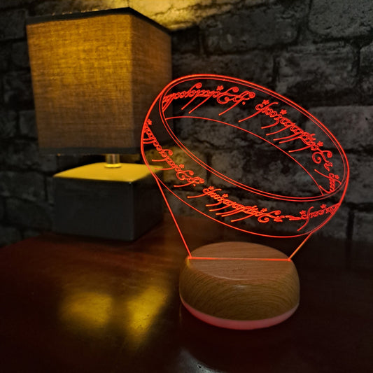Lord of the Rings The One Ring LED Lamp Night LightÂ  Night Light Stock Car & Banger Toy Tracks