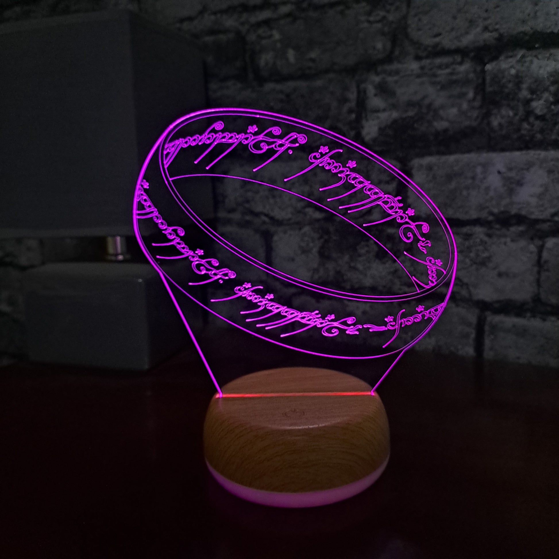 Lord of the Rings The One Ring LED Lamp Night LightÂ  Night Light Stock Car & Banger Toy Tracks