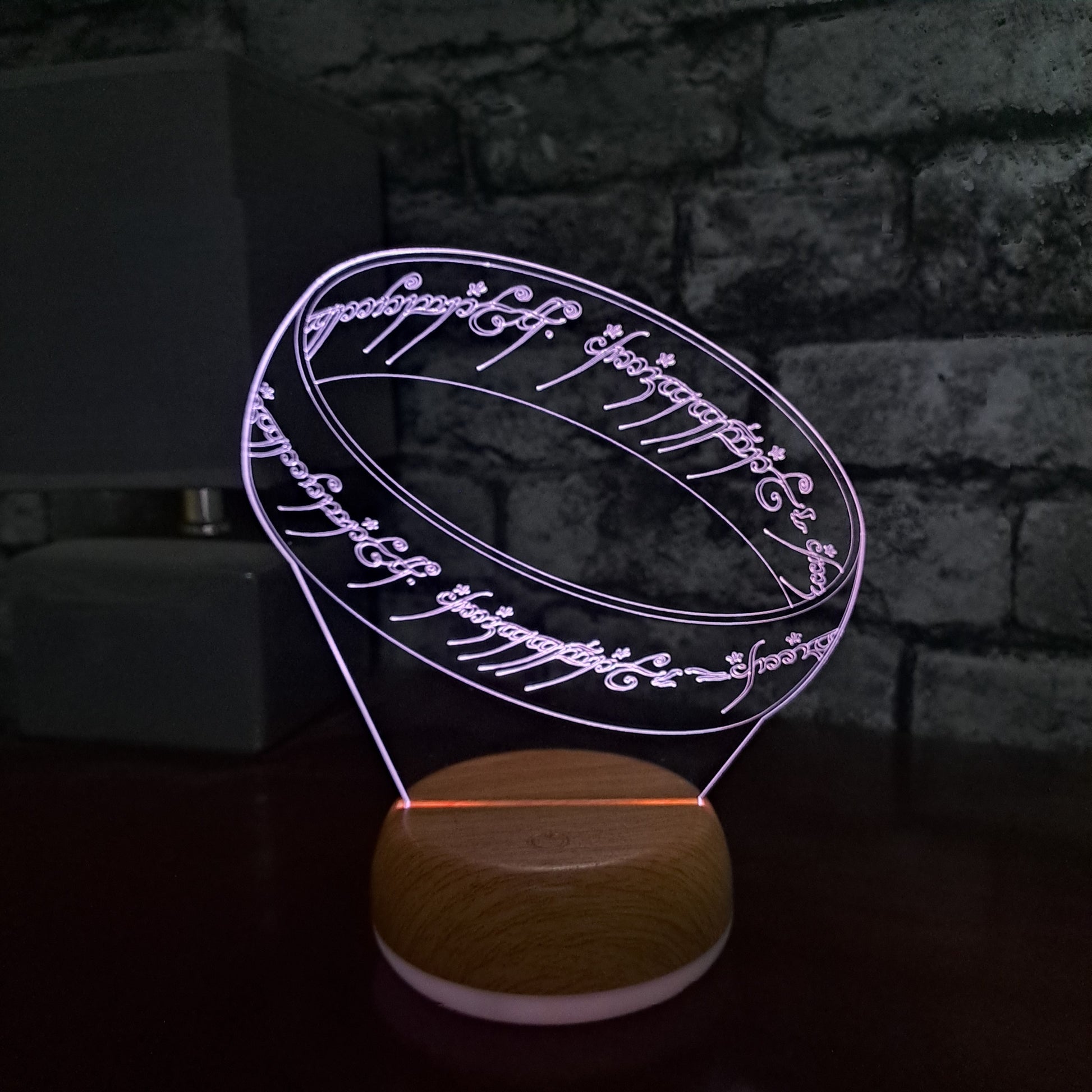 Lord of the Rings The One Ring LED Lamp Night LightÂ  Night Light Stock Car & Banger Toy Tracks
