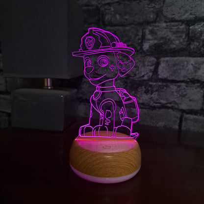 Marshall Paw Patrol LED Lamp Night LightÂ  Night Light Stock Car & Banger Toy Tracks