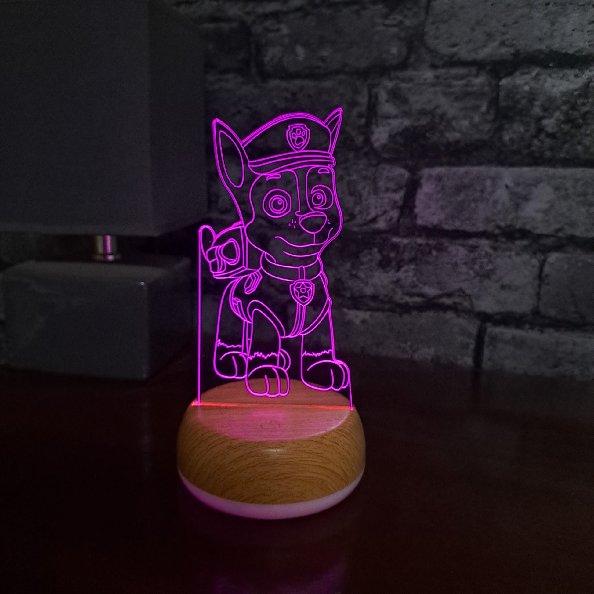 Chase Paw Patrol LED Lamp Night LightÂ  Night Light Stock Car & Banger Toy Tracks