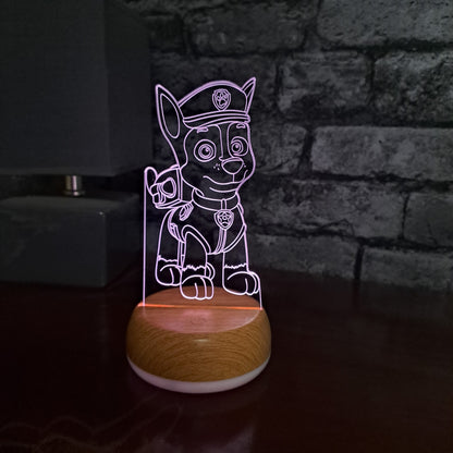 Chase Paw Patrol LED Lamp Night LightÂ  Night Light Stock Car & Banger Toy Tracks